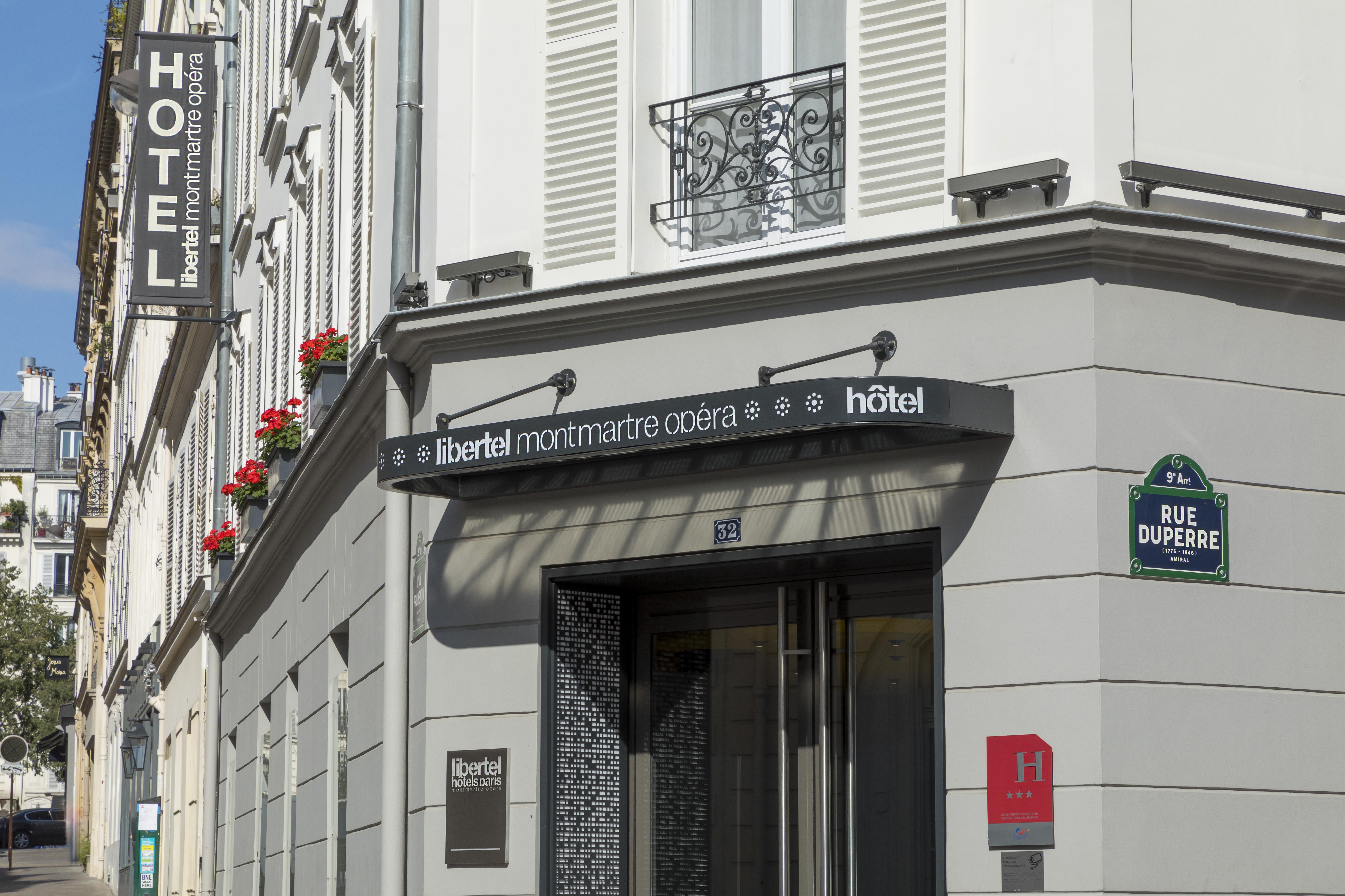 Libertel Montmartre Opera Hotell Paris Exteriör bild